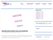 Tablet Screenshot of euregio-squash.nl
